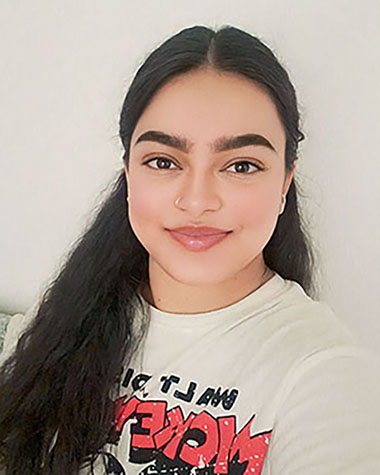 Latifa smiling