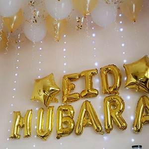 Eid Al Fitr 2022 decorations and baby sister's first Eid