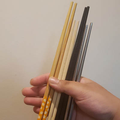 4 different pair of Chopsticks